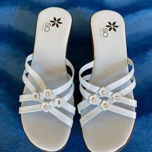 NWOT SO baby blue size 7.5 sandals